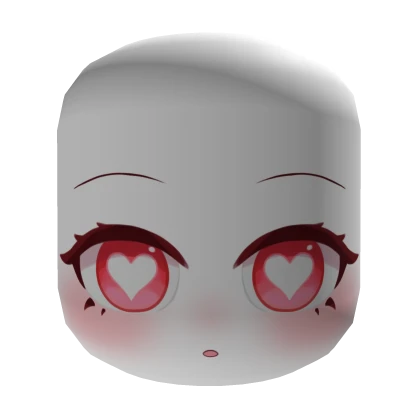 Cute Anime Red Lovely Eyes Face โฅ