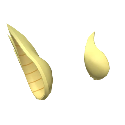 Yellow pony flutterbat fluttershy bat ears