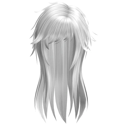 Emo Scene Punk Grunge Spiky Hair in White