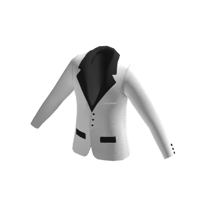 ⭐ Formal Business Tuxedo White & Black Suit