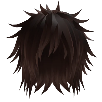 spiky messy emo punk hair 6.0 (dark brown)