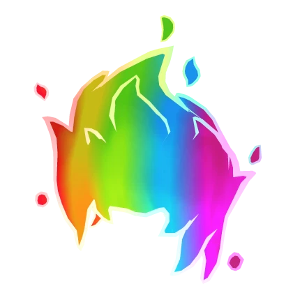 Rainbow Fire Hair