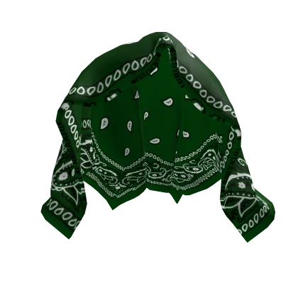 Dark Green Head Bandana