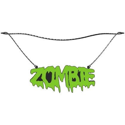 ZOMBIE Scary Scene Necklace