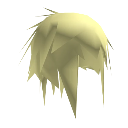 Ratty Low Poly Hair - Plat Blonde