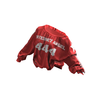 ʚ♡ɞ Oversized Off Shoulder Red Sweater