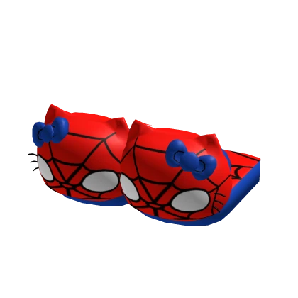 Cute Spider Kitty Slippers 