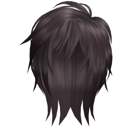 Messy Vkei Punk Maroon Hairstyle