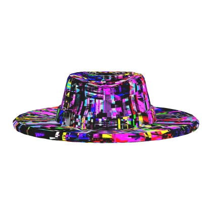 Colorful Glitch Fedora Hat [Animated]
