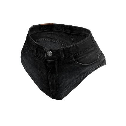 Tiny Jean Shorts (Black)