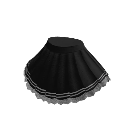 Anime Sailor School Girl Cat Maid Skirt in Black