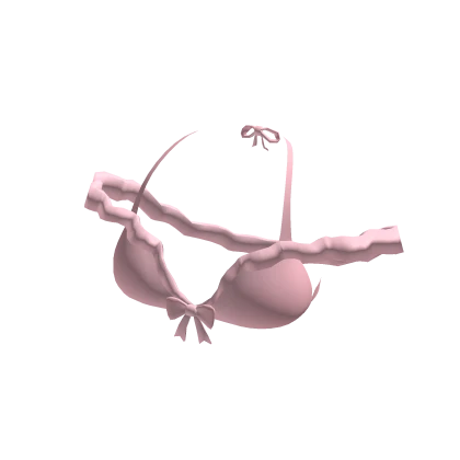 Bikini Ruffled Top Pink ♥ 