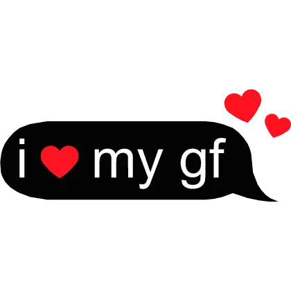 i heart my good friend text