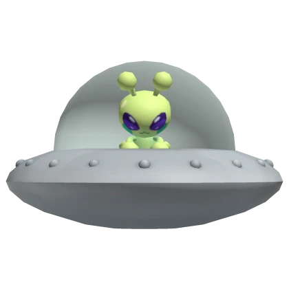 alien saucer ufo (green)