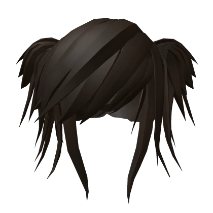 Messy Scene Tails in Dark Brown