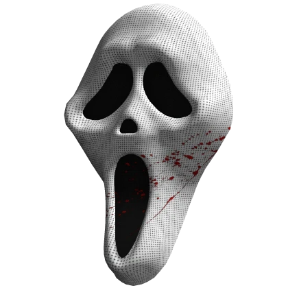 ⏳ Rhinestone Scream Red Paint Ghostface Mask V2