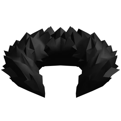 Black Neck Fur Collar