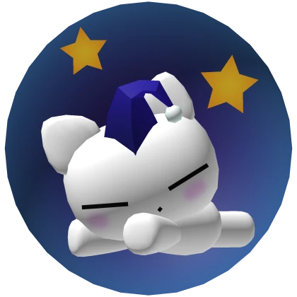 Cute Sleeping Cat win a Bubble   code: WhiteSleep