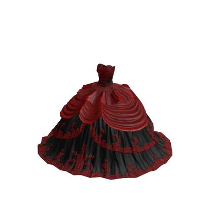 ♾️ Black & red nightshade dress