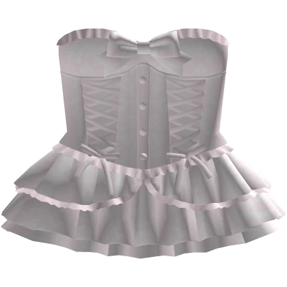 gothic tiered ruffle lacey doll dress pink