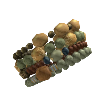 Earthy Boho Shoulder Beads 3.0 [Left]