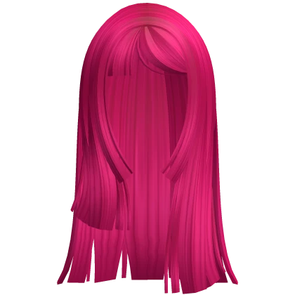 Long Layered Hime Cut (Hot Pink)