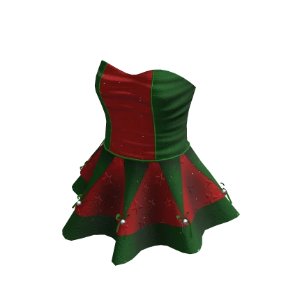 Green-Red Christmas Dress