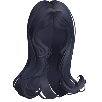 ♡ Dreamy Silk Swirls in Navy Blue