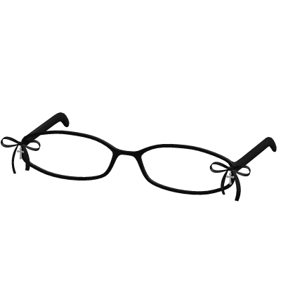 ♡ black gothic bow cross glasses
