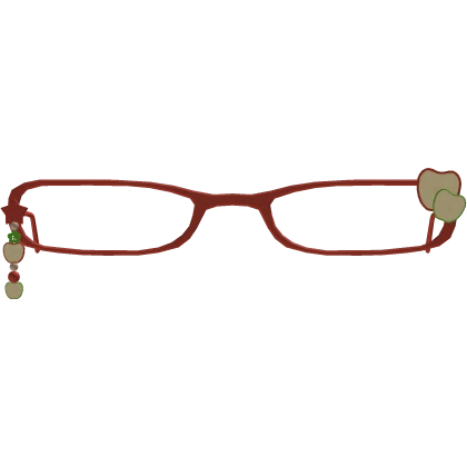 Apple Glasses W Charms