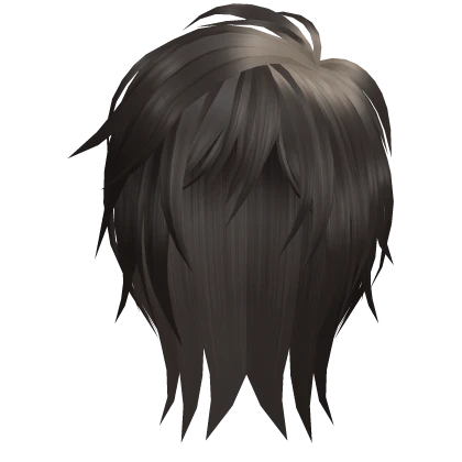 Messy Vkei Punk Brown Dyed Hairstyle