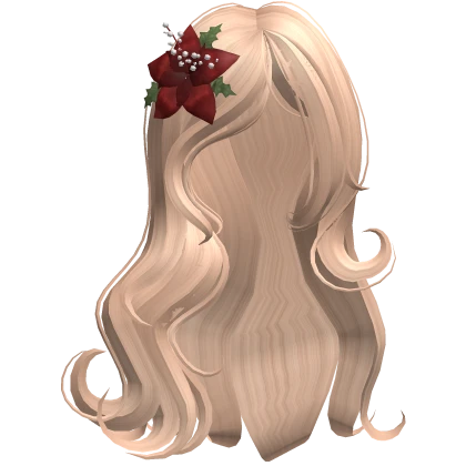 ♡ christmas flower flowy swirls in blonde