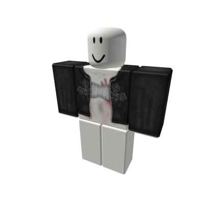 white top w black jacket