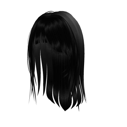 Kurumi Messy Hair w Bangs Down Black