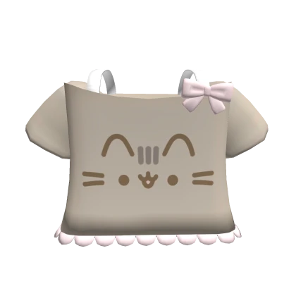 ꒰♡ Pusheen shirt with frills
