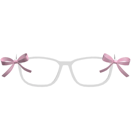 Lana Bow Glasses (Light Pink)