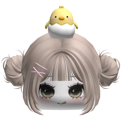 Kawaii Duck Pigtail Hair 🐥