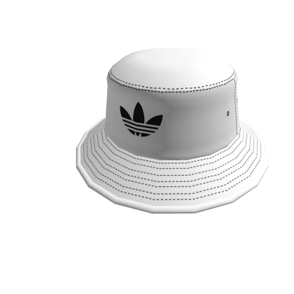 adidas Toon Black on White Bucket Hat