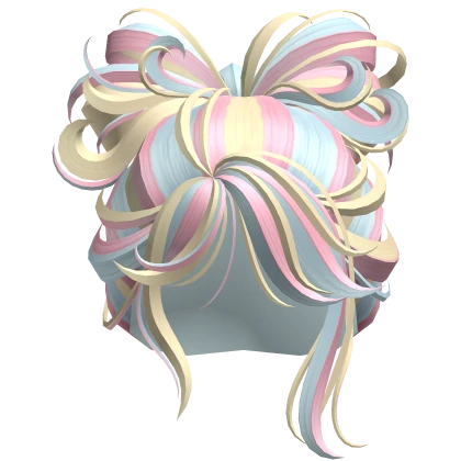 Bow Swirly Bun (Confetti)