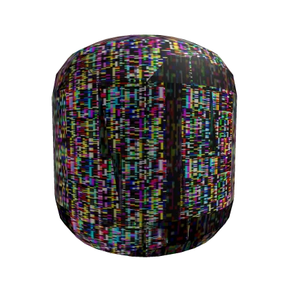 [ANIMATED] GLITCHED STATIC HEAD COVER 