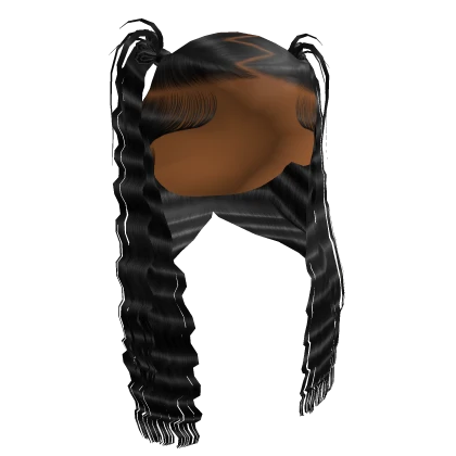 Zig Zag Part W/ Crimps [Black]