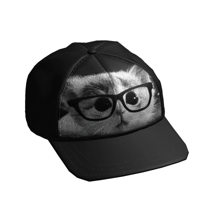 grunge distressed cat cap