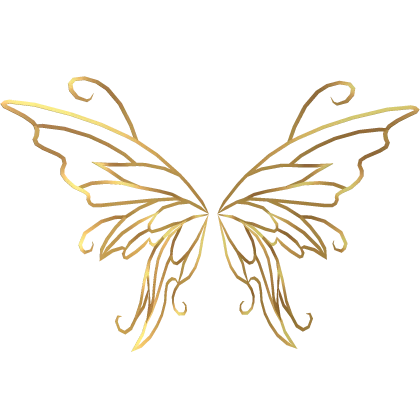 Golden Ethereal Wings