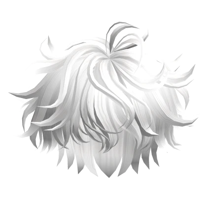 White Curly Hair