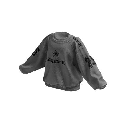 JONCLOTHING Vintage Style Oversized Sweater Grey