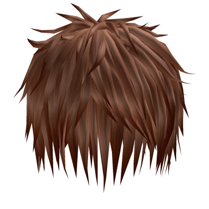 Bronze Scene Messy Spiky Emo Hair