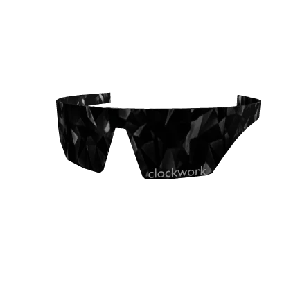 Black Sparkle Time Clockwork Shades