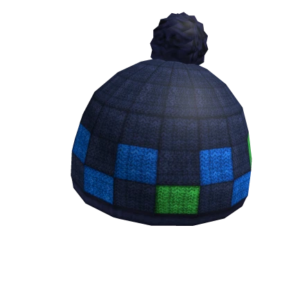 Blue Knit Beanie
