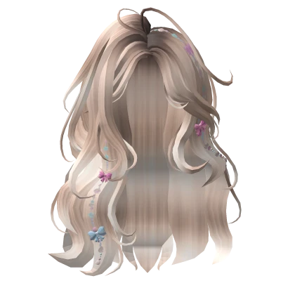 🍀Beach Shell Charms Hair (Platinum Blonde)