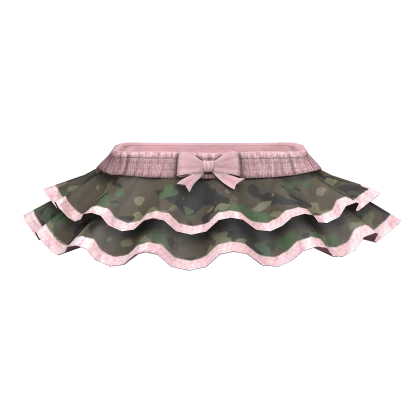 Camo Pink Lace Skirt 3.0